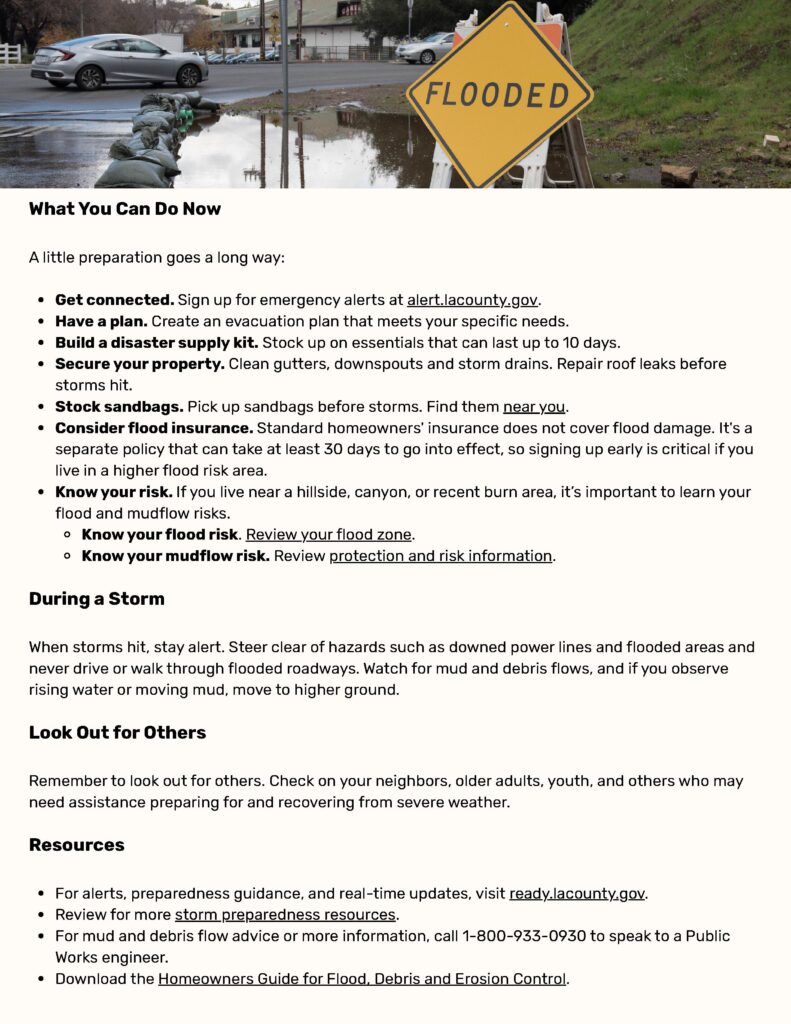 El Niño & Winter Storm Preparedness 2