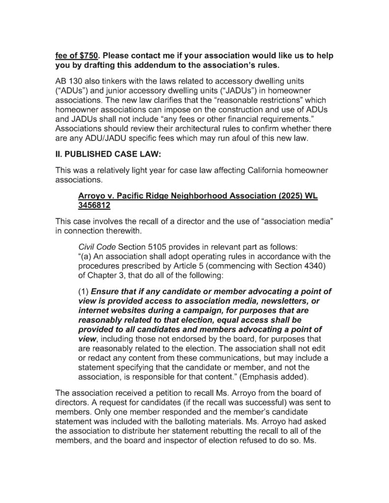 Summary Of New Legislation And Case Law 8